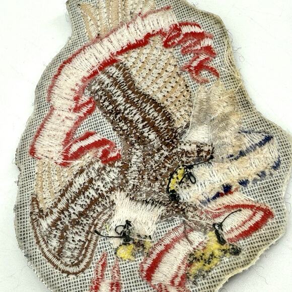 VTG Lot Of 2 TOURING AMERICA with Eagles Iron On Biker Patches - Picture 7 of 9